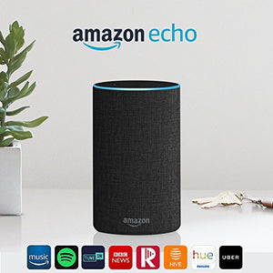 Amazon Echo (2nd generation) - Smart speaker with Alexa - Charcoal Fabric