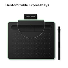 Wacom Intuos S Pistachio, Bluetooth Pen Tablet - Wireless Graphic Tablet for Painting, Sketching and Photo Retouching with 2 Free Creative Software Downloads, Windows & Mac Compatible