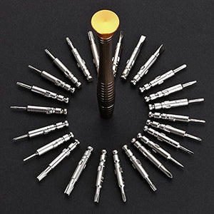Crazepony-UK Screwdrivers Set RC Repair Tools Kit Set for DJI Mavic Pro, DJI Spark, Phantom 3,Phantom 4 Pro Drone and Other Devices and Small Electronics Universal Screwdriver (26 in 1 with Tweezer)