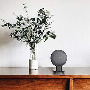 SPORTLINK Desk Mount for Google Home Mini and Nest Mini （2nd gen）, Improves Sound Visibility and Appearance, Smart Speaker Pedestal, Table Stand for Home Mini (Desk Holder-Black)