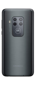 Motorola One Zoom with Alexa Hands-free Dual SIM Smartphone (6.4 Inch FHD+ Display, Quad Camera System, 128 GB/4 GB, Android 9.0, Headset + Cover), Electric Grey