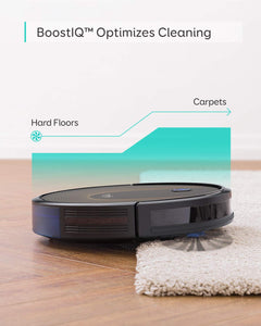 Eufy Robot Vacuum Cleaner [BoostIQ] RoboVac 30C, Wi-Fi, Super-Thin, 1500Pa Suction, Boundary Strips Included, Quiet, Self-Charging Robotic Vacuum Cleaner, Cleans Hard Floors to Medium-Pile Carpets