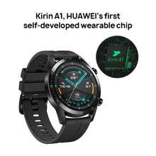 HUAWEI Watch GT 2 (46mm) Smart Watch, 1.39" AMOLED Display with 3D Glass Screen, 2 Weeks Battery Life, GPS, 15 Sport Modes, 3D glass screen, Bluetooth Calling Smartwatch, Black