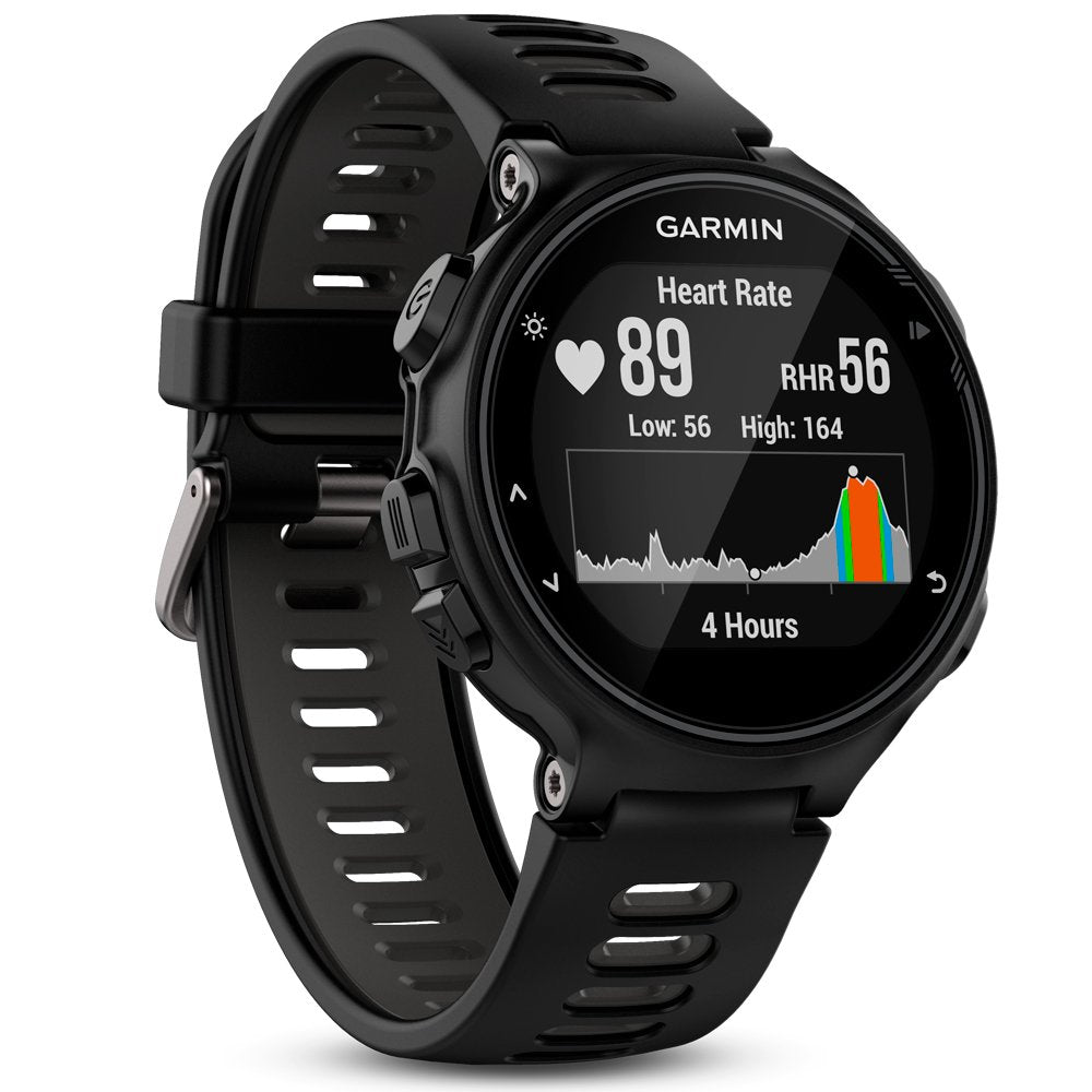 Garmin Forerunner 735XT GPS Multisport and Running Watch, Black/Grey