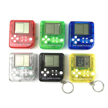 ZJL220 Tetris Portable Handheld Game Console Toys Anti-stress Keychain Random delivery