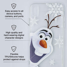 New Frozen Olaf Phone Case Designed for iPhone XR - Transparent