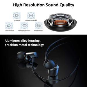 In-Ear Headphones for iPhone 7, HiFi Stereo Noise Isolating Earphones for iPhone 8 Wired Earbuds with Mic and Volume Control Compatible with iPhone X/XS/XS Max/XR iPhone 8/8 Plus iPhone 7/7 Plus