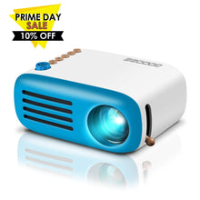 GooDee  Mini Projector, LED Portable Projector Pocket Pico Projector Great Gift for Kids, HD 1080P Supported HDMI Connect to PC Laptop Xmas Gift for Children