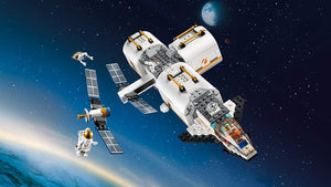 LEGO 60227 City Lunar Space Station, Spaceship Adventures Toys for Kids inspired by NASA, Mars Expedition Series