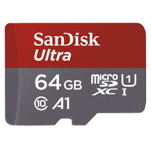 SanDisk Ultra 64 GB microSDXC Memory Card + SD Adapter with A1 App Performance Up to 100 MB/s, Class 10, U1