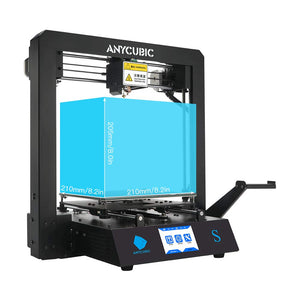 ANYCUBIC MEGA-S 3D Printer Printing Size 210 x 210 x 205mm With UltraBase Heated Build Plate UK Plug, 3.5" Touch Screen + Free 1kg PLA Filament, Works with TPU/PLA/ABS