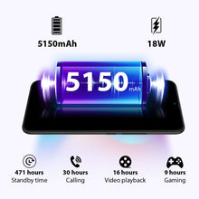 UMIDIGI Power Mobile Phone SIM Free Android 9 Pie Smart Phone 6.3" FHD+ 64GB ROM 4GB RAM 5150mAh Battery 18W Fast Charge Dual 4G Smartphone 16MP+5MP Camera [Black]