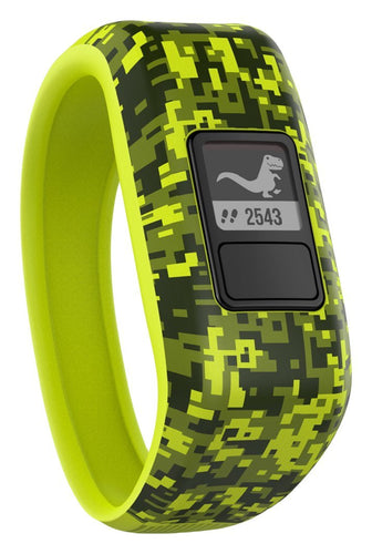 Garmin Vivofit Jr. Daily Activity Tracker for Kids - Digi Camo (Green)