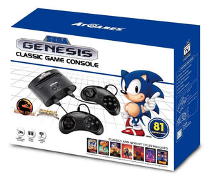 SEGA Console Megadrive Plus 81 Games and 2 Controllers (Electronic Games)