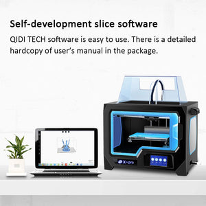 QIDI TECHNOLOGY 3D PRINTER Newest Model: X-Pro,WiFi Function,Breakpoint Printing,Dual Extruder,High Precision Printing