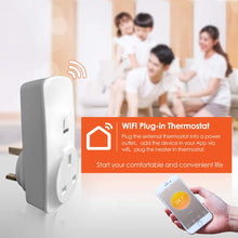 byecold WiFi Plug-in Thermostat Smart Remote Control for Infrared Heating System Temperature Setting with Share Function Compatible with Amazon Alexa, Amazon Echo,Google Home