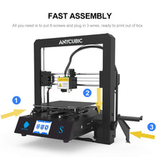 ANYCUBIC MEGA-S 3D Printer Printing Size 210 x 210 x 205mm With UltraBase Heated Build Plate UK Plug, 3.5" Touch Screen + Free 1kg PLA Filament, Works with TPU/PLA/ABS