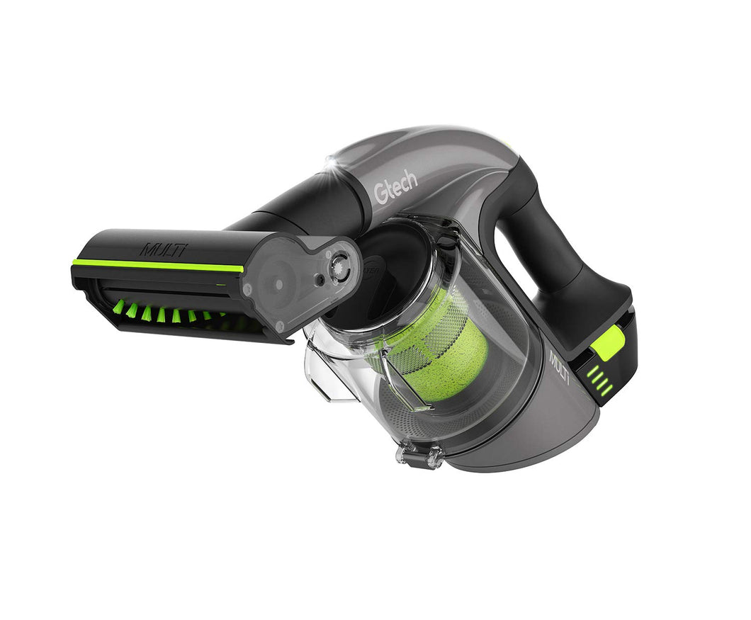 Gtech Multi MK2 Handheld Vacuum Cleaner, 22 V, Grey/Green/Black