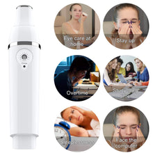 SUNMAY Halo Anti-aging Galvanic Wand, 42℃ Heated Sonic Eye Massager, Anions Import Rechargeable Wrinkle Remover for Dark Circles and Puffiness Upgraded Version
