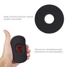 Stand for HomePod,LANMU Anti-slip Pad for HomePod,Accessories for Apple HomePod,Silicone Shockproof Coaster for HomePod with Screen Protectors (Black)