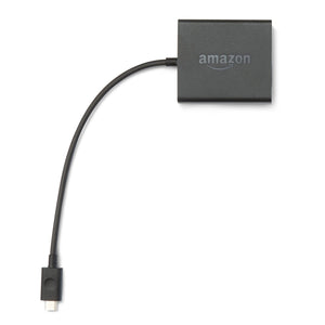 Amazon Ethernet Adaptor for Fire TV and Fire TV Stick with Alexa Voice Remote (2017 models), Fire TV Basic Edition and Fire TV Stick 4K