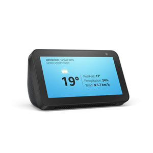 Introducing Echo Show 5 - Compact smart display with Alexa, Black