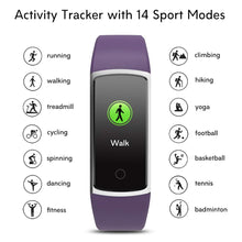 moreFit Kids Fitness Tracker Watch, Waterproof Smart Fitness Activity Tracker Pedometer Watch with Connected GPS Running Sports Watch for Women Men Kids, Purple