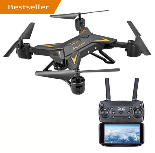 LENRUE Drone For Kids,AIR BASE FPV Wi-Fi Drone With Camera 720P HD,20 Minutes Long Battery Life Real-Time Video Feed, Great Drone For Beginners,Quadcopter With Altitude Hold, Foldable Arms (Black)