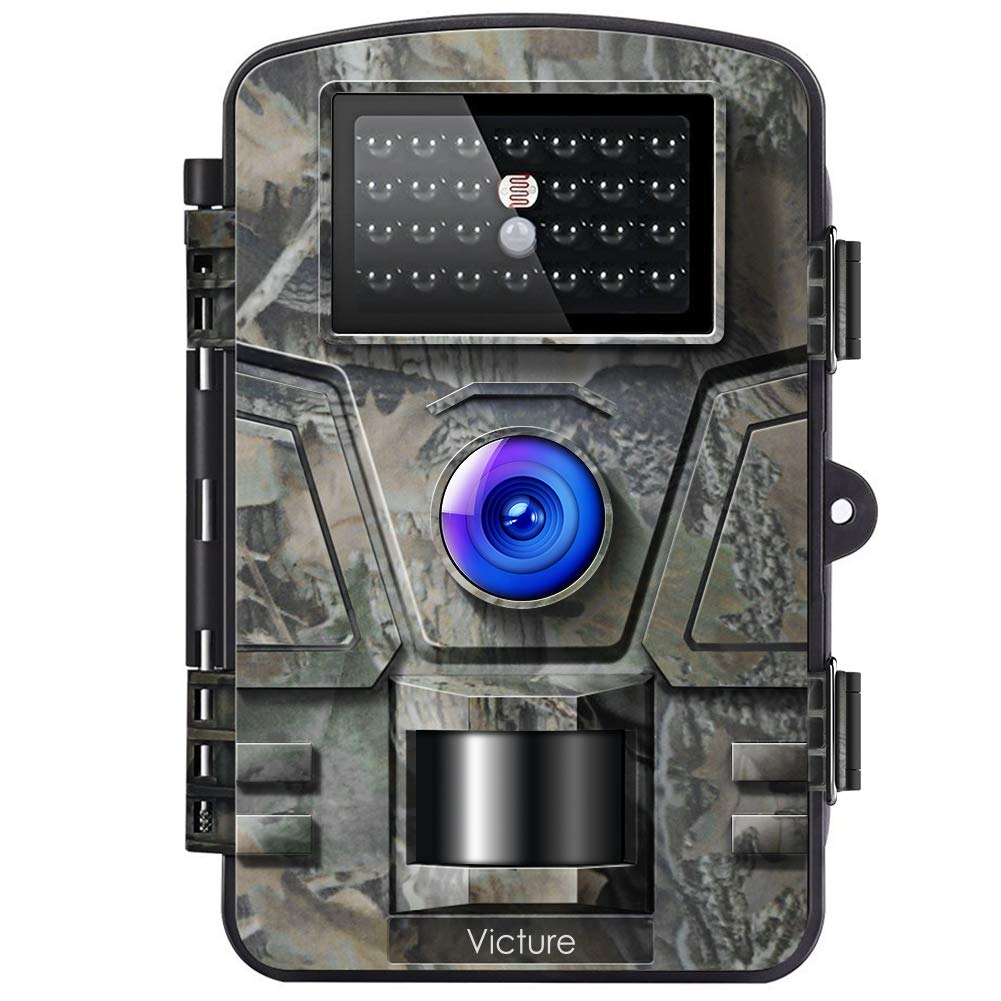 Victure Wildlife Camera 16MP 1080P Trail Game Camera Motion Activated Infrared Night Vision with 2.4