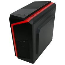 ADMI Gaming PC Computer Package: 24" LED 1080P Monitor, AMD A8-9600 Quad Core Radeon R7 Graphics, 1TB HDD, 8GB RAM, F3 Red Case, 300mbps WiFi, Windows 10, Illuminated 7 Colour RGB Keyboard & Mouse, Mouse Mat & Headset