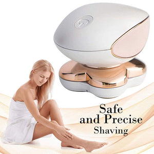 JIAYI Cordless full body electric hand shaver hair remover painless shaving tool safe rechargeable razor for women epilator LED gold plated blade