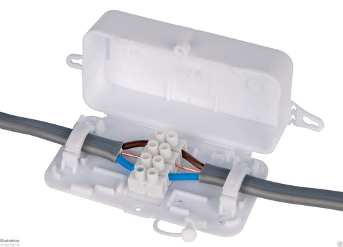 Debox DEKSB-001 4 pole connector block junction box (Pack of 1)