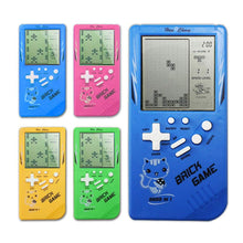 Children Retro Tetris Game Console Classic Nostalgic Intellectual Toys Handheld Portable Games Educational Toy(1Piece Random Delivery Of Colors)