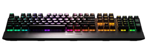 SteelSeries Apex Pro Mechanical Gaming Keyboard, Adjustable Actuation Switches, OLED Display, Red Switches, English QWERTY Layout