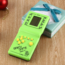 Zinniaya Electronic Tetris Brick Game Kids Classic Handheld Game Machine with Game Music Boys Girls LCD Educational Toys