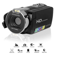 Video Camera Camcorder, CamKing HDV-312 24MP HD 1080P  Digital Video Camera 16X Digital Zoom Camera with 3.0" LCD and 270 Degree Rotation Screen