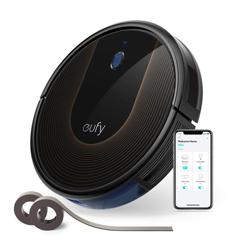 Eufy Robot Vacuum Cleaner [BoostIQ] RoboVac 30C, Wi-Fi, Super-Thin, 1500Pa Suction, Boundary Strips Included, Quiet, Self-Charging Robotic Vacuum Cleaner, Cleans Hard Floors to Medium-Pile Carpets