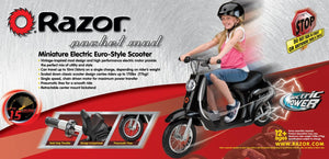 Razor Pocket Mod Electric Scooter - Black