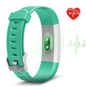 Amytech Fitness Tracker HR, IP67 Waterproof Fitness Tracker With Heart Rate Monitor Auto-Sleep Monitor 14 Training Modes Fitness Tracker 0.96 Inches OLED Display Pedometer Activity Tracker (Green)