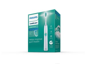 Philips Sonicare EasyClean Electric Toothbrush with Pro-Results Brush Head - HX6511/50 (UK 2-Pin Bathroom Plug)