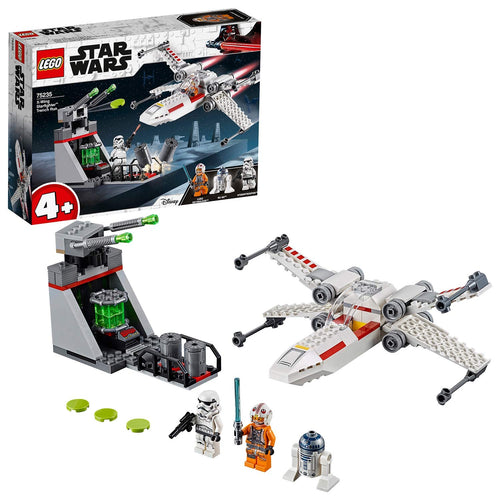 LEGO 75235 Star Wars X-Wing Starfighter Trench Run Battlefront Games Set Collection with Luke Skywalkerm R2-D2 and Stormtrooper