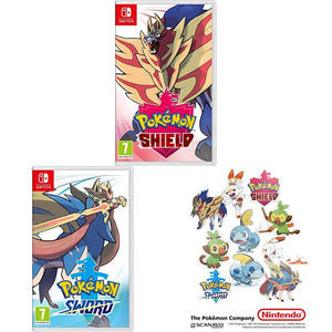 Pokemon Sword & Pokemon Shield & Stickers (Exclusive to Amazon)