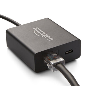 Amazon Ethernet Adaptor for Fire TV and Fire TV Stick with Alexa Voice Remote (2017 models), Fire TV Basic Edition and Fire TV Stick 4K
