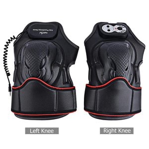 HailiCare Heated Knee Massager, Electric Knee Wrap Brace with Heat & Vibration Massage Therapy Knee Warmer for Joint Muscles Arthritis Sports Injury Pain Relief - Ideal Gift for Parents and Families