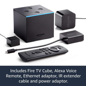 All-new Fire TV Cube | Hands free with Alexa, 4K Ultra HD streaming media player