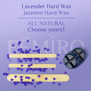 Wax Heater, FEMIRO Hair Removal Waxing Kit for Women Men Painless Electric Wax Warmer with 4 Bags Hard Wax (3.5oz/Bag) 20 Waxing Spatulas