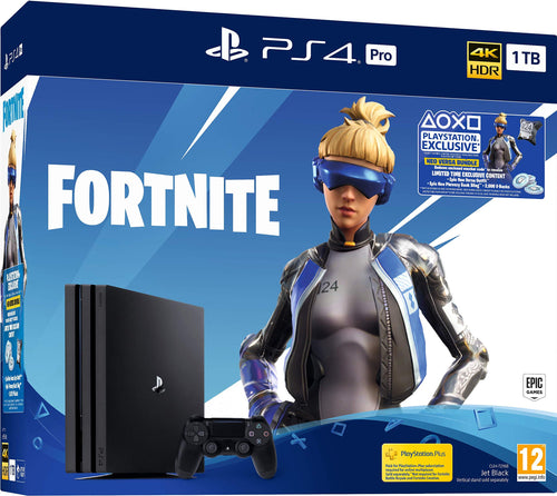 Playstation 4 Pro Console Bundle: Fornite Neo Versa Bundle + 2000 V-Bucks 1TB (UK) /PS4 (PS4)