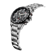 Citizen Men's Eco-Drive Chronograph Watch with Black Dial and Stainless Steel Bracelet AT4008-51E