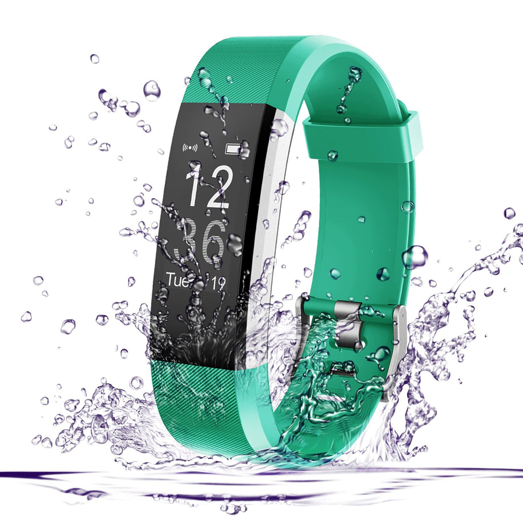 Amytech Fitness Tracker HR, IP67 Waterproof Fitness Tracker With Heart Rate Monitor Auto-Sleep Monitor 14 Training Modes Fitness Tracker 0.96 Inches OLED Display Pedometer Activity Tracker (Green)
