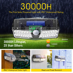 Mpow 30 LED Solar Lights, A New Generation of Motion Sensor Outdoor Lights, Waterpoof Bright Security Lights, Great Outside Lights